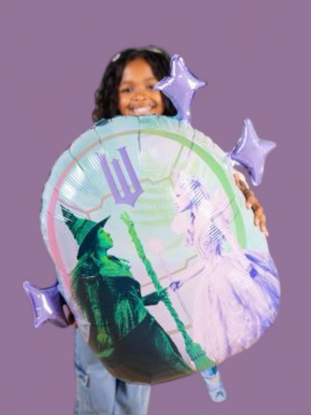 5-Pack Wicked Jumbo Foil Balloons - Elphaba & Glinda Anagram NIP